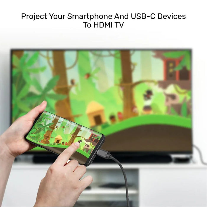 UNITEK 1.8m USB-C to HDMI cable. Premium Audio Video UltraHD. Gold Plated Conne - LX2001 - Homewares, Outdoor, Phone Accessories, Cases, Speakers, Headphones + More -
