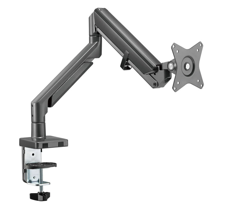 BRATECK 17''-32'' Polished Aluminium Gas-Spring Desk Mount Single Monitor Arm. S - LX2001 - Homewares, Outdoor, Phone Accessories, Cases, Speakers, Headphones + More -