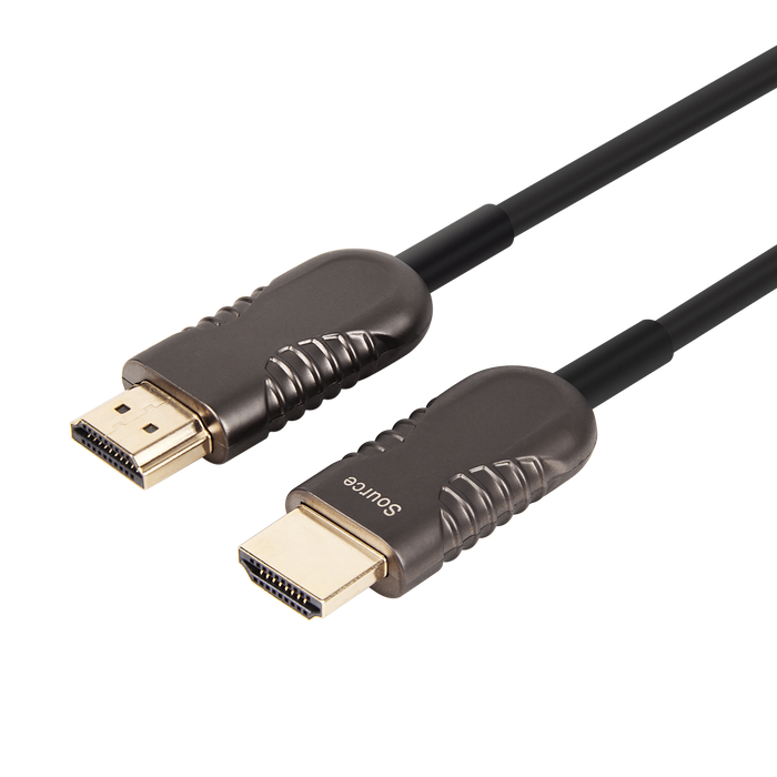 UNITEK 10m UltraPro HDMI 2.0 Fibre Active Optic Cable. OD 4.0mm. Zinc Alloy Conn