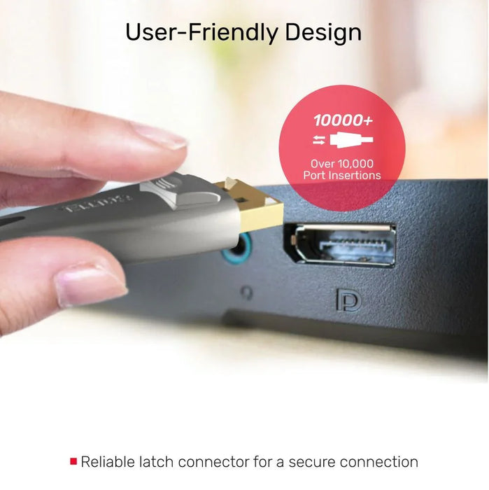 UNITEK 1.5m DisplayPort V1.4 Cable. (FUHD) Supports up to 8K. Max. Res 7680x4320 - LX2001 - Homewares, Outdoor, Phone Accessories, Cases, Speakers, Headphones + More -