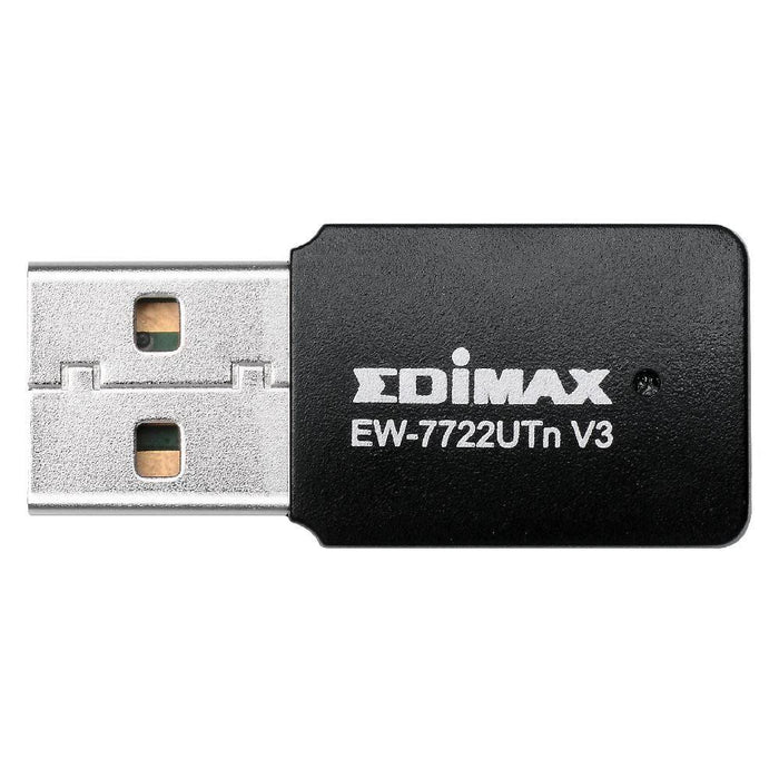 EDIMAX N300 Wi-Fi 4 Mini USB-A Wireless Adapter. Up to 300Mbps With Wireless 802 - LX2001 - Homewares, Outdoor, Phone Accessories, Cases, Speakers, Headphones + More -