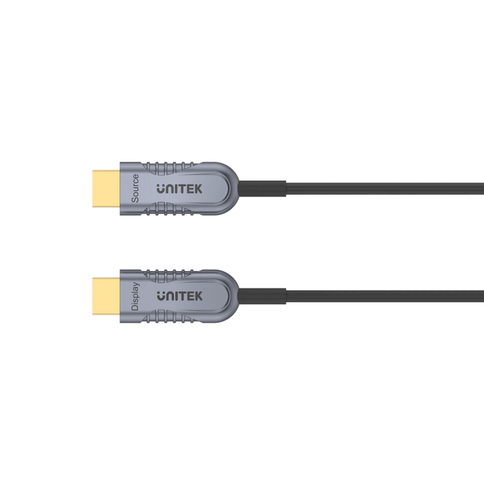 UNITEK 3M Ultrapro HDMI2.1 Active Optical Cable. Color: Space Grey + Black. - LX2001 - Homewares, Outdoor, Phone Accessories, Cases, Speakers, Headphones + More -
