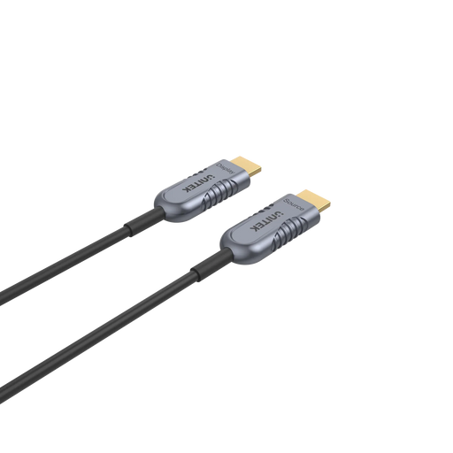 UNITEK 10M Ultrapro HDMI2.1 Active Optical Cable. Color: Space Grey + Black. - LX2001 - Homewares, Outdoor, Phone Accessories, Cases, Speakers, Headphones + More -