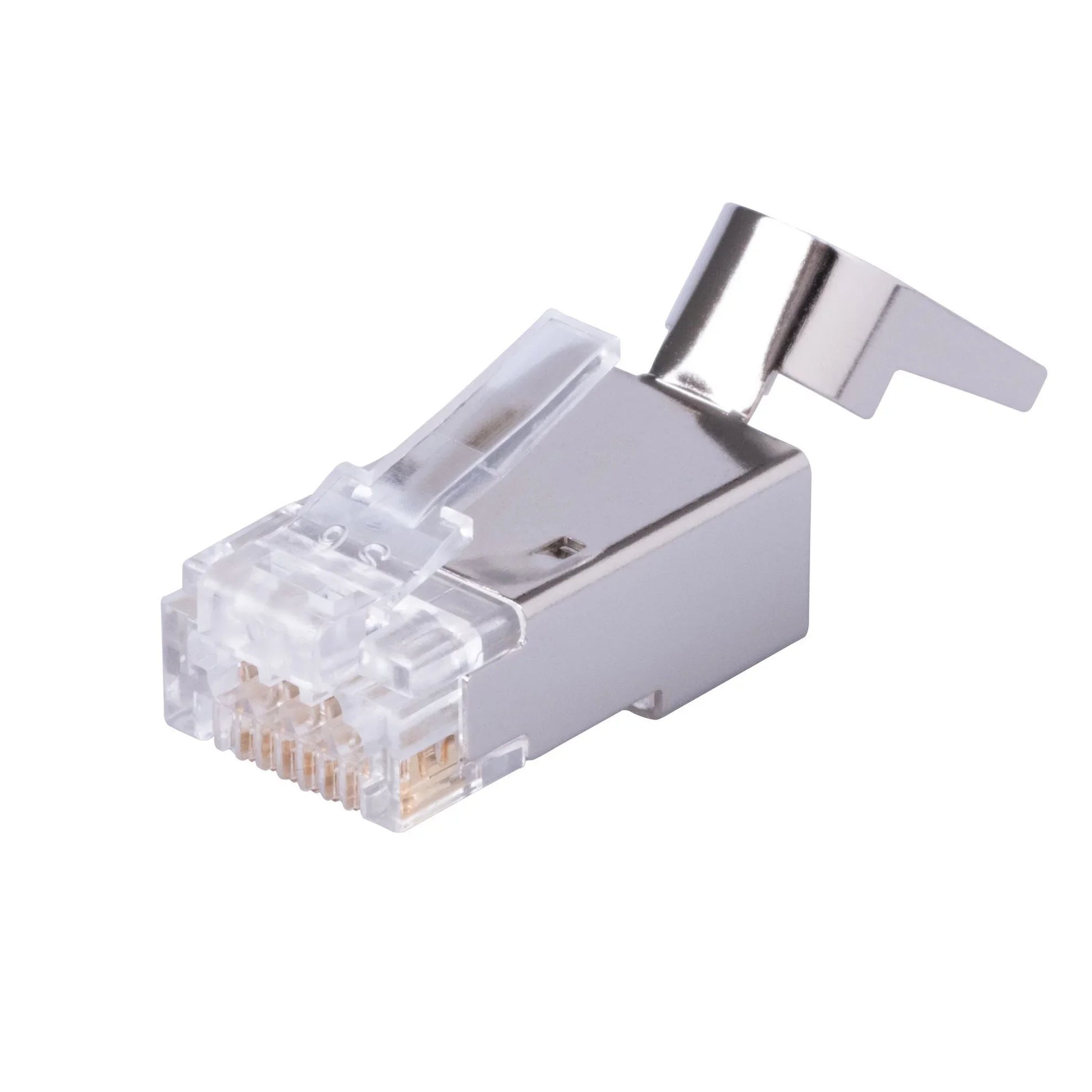 DYNAMIX Cat6/6A STP External Ground push through plug, 20pc pack. 2pc ...