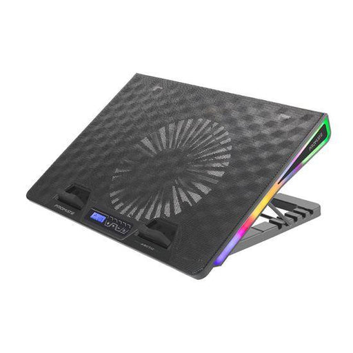 VERTUX Gaming Portable Height Adjustable RGB LED Cooling Pad with Fan Speed Cont - LX2001 - Homewares, Outdoor, Phone Accessories, Cases, Speakers, Headphones + More -