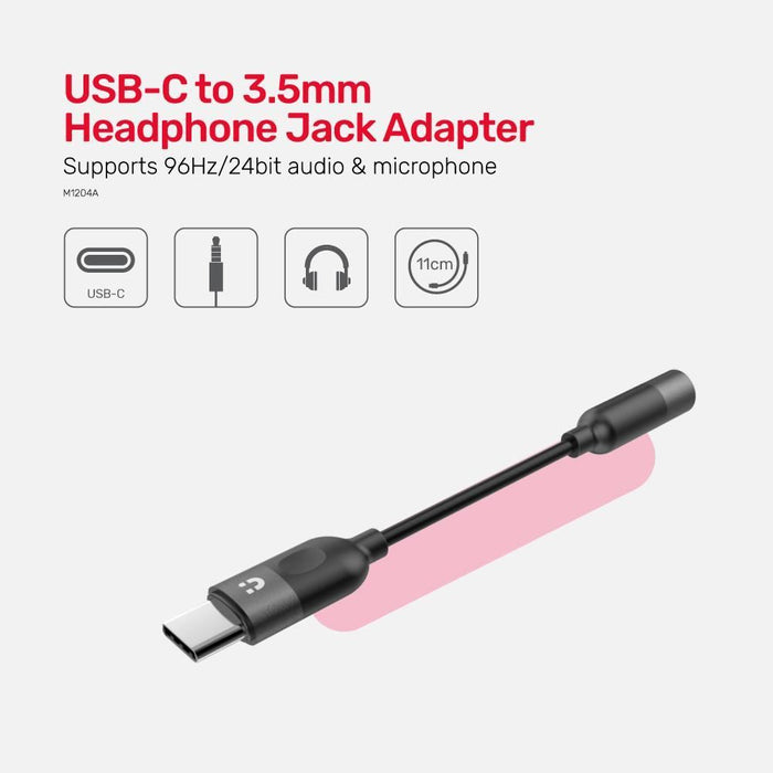 UNITEK USB-C to 3.5mm AUX Headphone Jack Adapter. Digital to Analog Converter. S