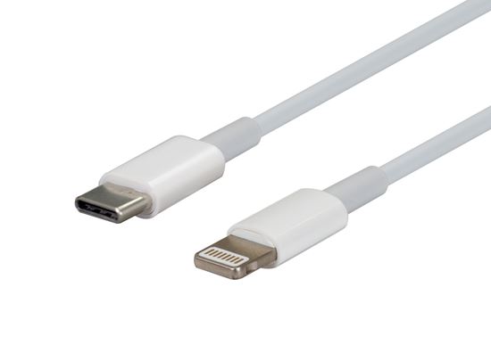 DYNAMIX 1m USB-C to Lightning Charge & Sync Cable. For Apple iPhone, iPad, iPad