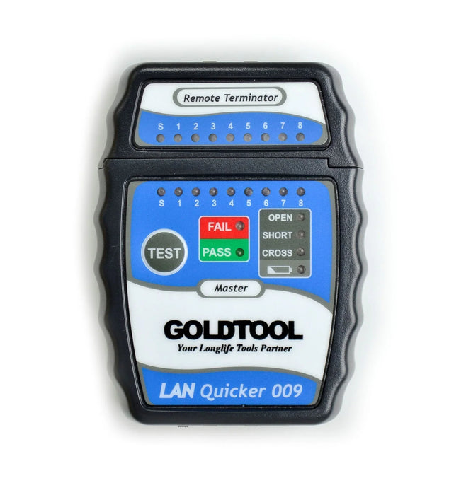 GOLDTOOL LAN Quick Tester. Test RJ45/UTP; RJ45 / STP Cabling. OPEN; SHORT & CROS - LX2001 - Homewares, Outdoor, Phone Accessories, Cases, Speakers, Headphones + More -