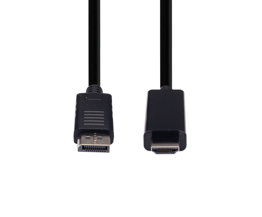 DYNAMIX 1m DisplayPort Source to HDMI 2.0 Monitor Directional Cable 4K@60Hz