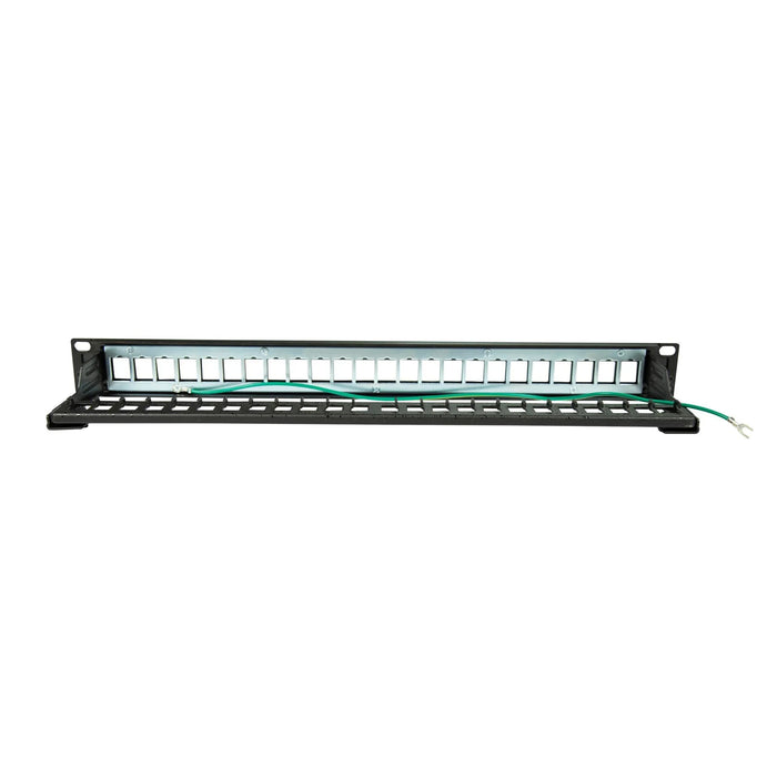 DYNAMIX Horizontal 19 1RU Unloaded 24 Port STP Patch Panel, with Rear Cable Mana - LX2001 - Homewares, Outdoor, Phone Accessories, Cases, Speakers, Headphones + More -