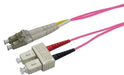 20M 50u LC/SC OM4 Fibre Lead (Duplex, Multimode) Raspberry Pink LSZH Jacket - LX2001 - Homewares, Outdoor, Phone Accessories, Cases, Speakers, Headphones + More -