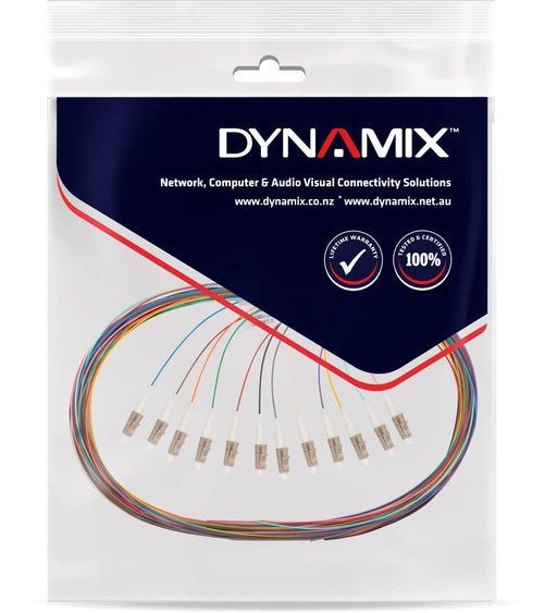 2M LC Pigtail OM4 12x Pack Colour Coded 900um Multimode Fibre Tight Buffer - LX2001 - Homewares, Outdoor, Phone Accessories, Cases, Speakers, Headphones + More -