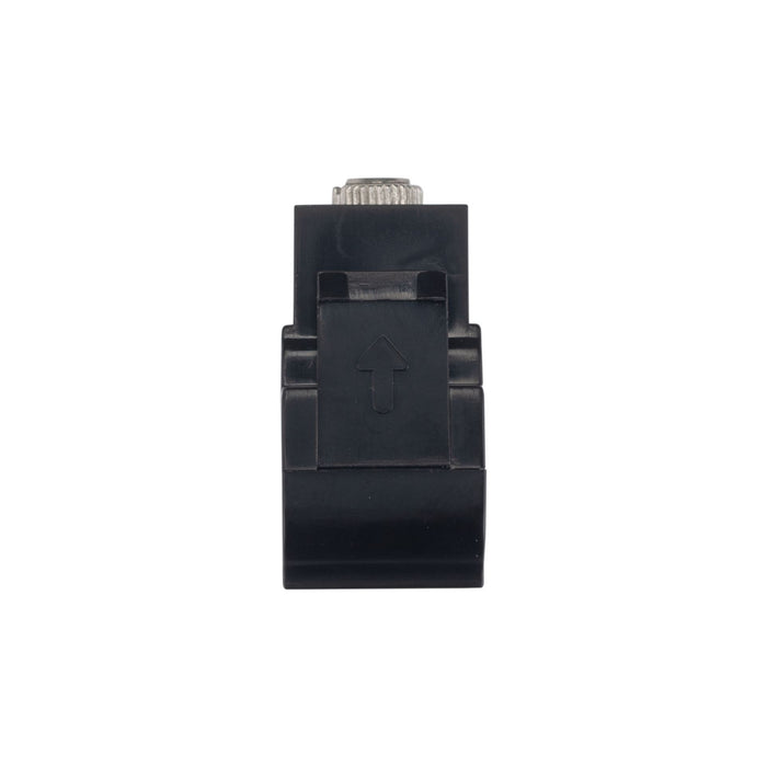 DYNAMIX Keystone Stereo Socket for HWS range. Black Colour