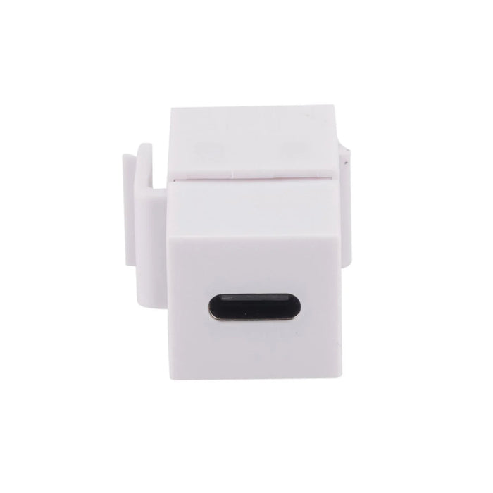 DYNAMIX USB-C 3.1 Keystone Jack Female to Female Connectors. White Colour. - LX2001 - Homewares, Outdoor, Phone Accessories, Cases, Speakers, Headphones + More -