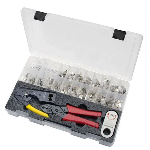 PLATINUM TOOLS 10G Termination Kit. Kit includes: Tele-Titan crimp tool for Cat6 - LX2001 - Homewares, Outdoor, Phone Accessories, Cases, Speakers, Headphones + More -