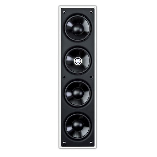 KEF THX Rectangle In Wall Speaker with 3x 4'' (LF), 1x 4'' (MF), 1x 75'' (HF) Dr