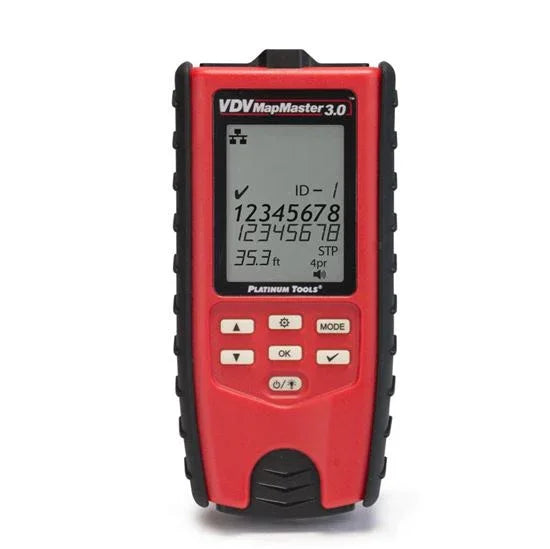 PLATINUM TOOLS VDV MapMaster 3.0 Cable Tester Kit. Kit Includes VDV Ma ...