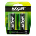 MAXLIFE D Alkaline Battery 2 Pack Long Lasting Alkaline Formula. Designed For Ev - LX2001 - Homewares, Outdoor, Phone Accessories, Cases, Speakers, Headphones + More -