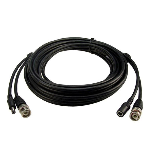 DYNAMIX 30m BNC Male to Male with 2.1mm Power Cable Male/Female 75ohm Coax Cable - LX2001 - Homewares, Outdoor, Phone Accessories, Cases, Speakers, Headphones + More -