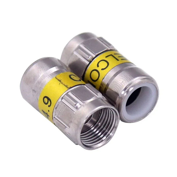 TRIAX F Male Push on connector - 10 Pack - LX2001 - Homewares, Outdoor, Phone Accessories, Cases, Speakers, Headphones + More -