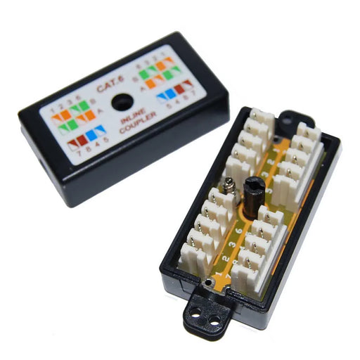 DYNAMIX Cat6 Inline Coupler, Punch Down. Black Colour - LX2001 - Homewares, Outdoor, Phone Accessories, Cases, Speakers, Headphones + More -