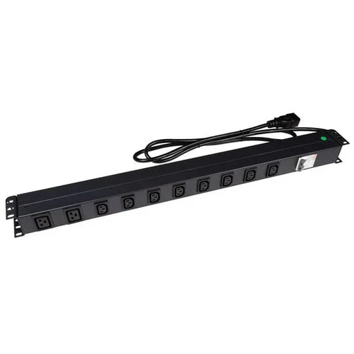 DYNAMIX 10 Outlet Vertical Power Rail (8x 10A IEC C13 & 2x 16A IEC C19). with 6K - LX2001 - Homewares, Outdoor, Phone Accessories, Cases, Speakers, Headphones + More -