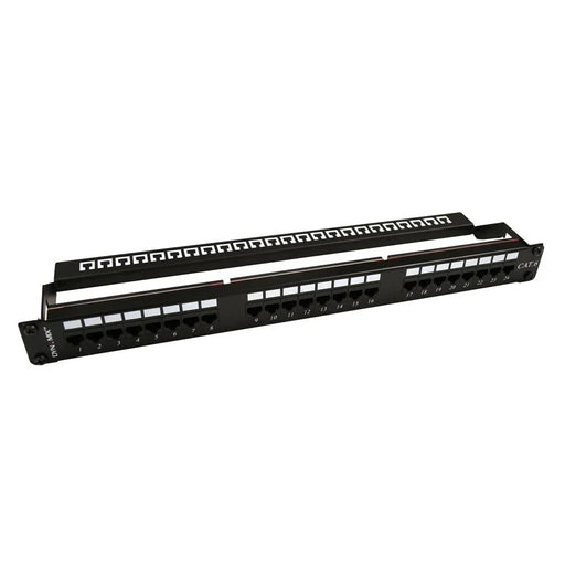 DYNAMIX 24 Port 19'' Cat6 UTP Patch Panel with plastic labelling kit. Rear Suppo - LX2001 - Homewares, Outdoor, Phone Accessories, Cases, Speakers, Headphones + More -