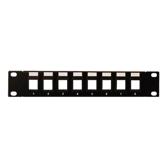 DYNAMIX 10'' 8 Port Unloaded Keystone Jack Patch Panel for 10'' Cabinet R10 seri - LX2001 - Homewares, Outdoor, Phone Accessories, Cases, Speakers, Headphones + More -