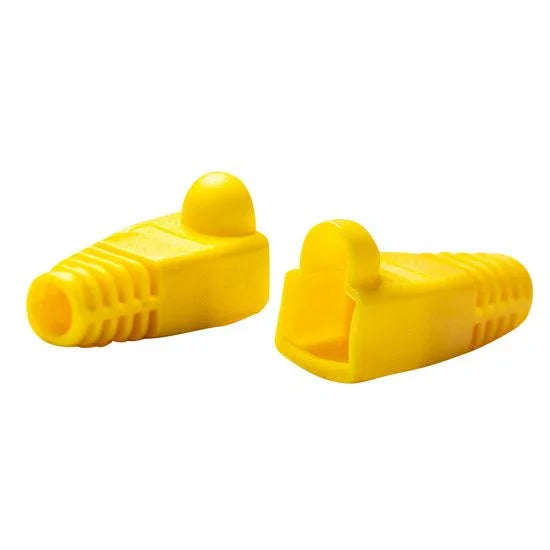 DYNAMIX YELLOW RJ45 Strain Relief Boot (6.0mm Outside Diameter). 20pk bag. - LX2001 - Homewares, Outdoor, Phone Accessories, Cases, Speakers, Headphones + More -
