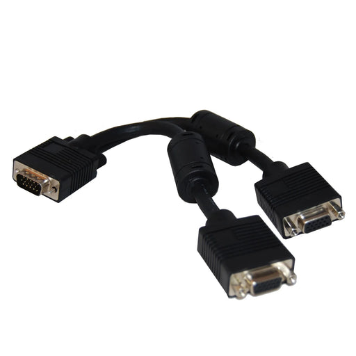 DYNAMIX 0.15m VGA Splitter Cable. (HD DB15M to 2x HD DB15F) Connect Dual VGA mon - LX2001 - Homewares, Outdoor, Phone Accessories, Cases, Speakers, Headphones + More -