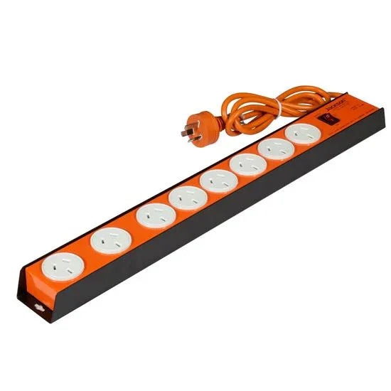 JACKSON 8 Outlet Powerboard Metal Housing, Surge Protection, RFI Filtration - LX2001 - Homewares, Outdoor, Phone Accessories, Cases, Speakers, Headphones + More -