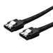 DYNAMIX 0.2m SATA 6Gbs Data Cable with Latch. Black colour - LX2001 - Homewares, Outdoor, Phone Accessories, Cases, Speakers, Headphones + More -