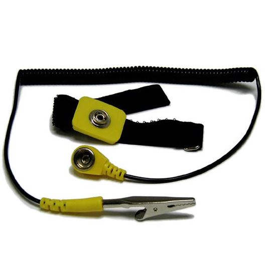 SPROTEK Anti-Static Wrist Strap. 1.8m Grounding Cord Essential for Static Protec