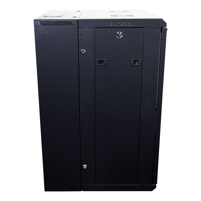 DYNAMIX 12RU 600mm Deep Universal Swing Wall Mount Cabinet. 200mm Removable Back