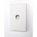 AMDEX Switch Plate ONLY. Single. WPC Series Wall Face Full Cover Plate. (Accepts - LX2001 - Homewares, Outdoor, Phone Accessories, Cases, Speakers, Headphones + More -