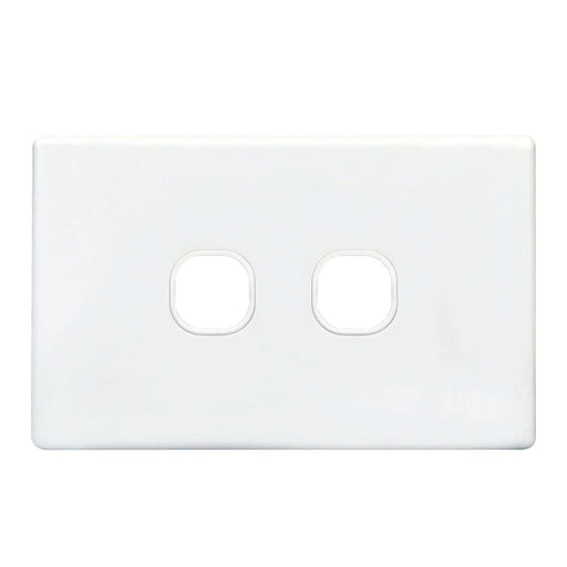 TRADESAVE Switch Plate ONLY. 2 Gang Accepts all Tradesave Mechanisms. Moulded in - LX2001 - Homewares, Outdoor, Phone Accessories, Cases, Speakers, Headphones + More -