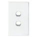 TRADESAVE 16A 2-Way Vertical 2 Gang Switch. Moulded in Flame Resistant Polycarbo - LX2001 - Homewares, Outdoor, Phone Accessories, Cases, Speakers, Headphones + More -