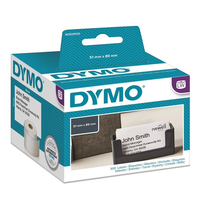 DYMO Genuine LabelWriter Name Badge Cards; 51mm x 89mm Non Adhesive; Compatible - LX2001 - Homewares, Outdoor, Phone Accessories, Cases, Speakers, Headphones + More -
