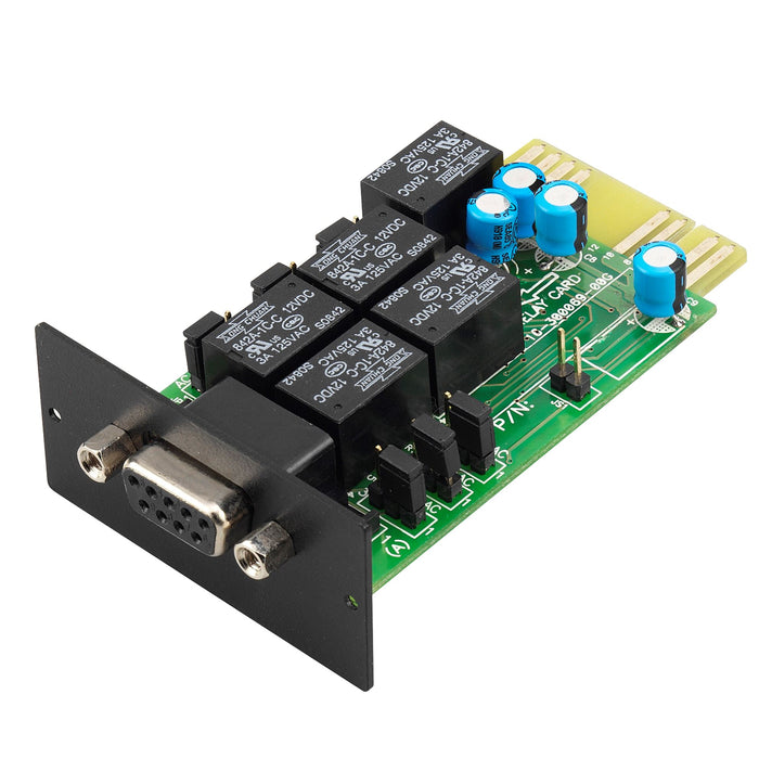 APC Easy UPS Dry Contact Card/Relay I/O Card for remotely management. Applicable