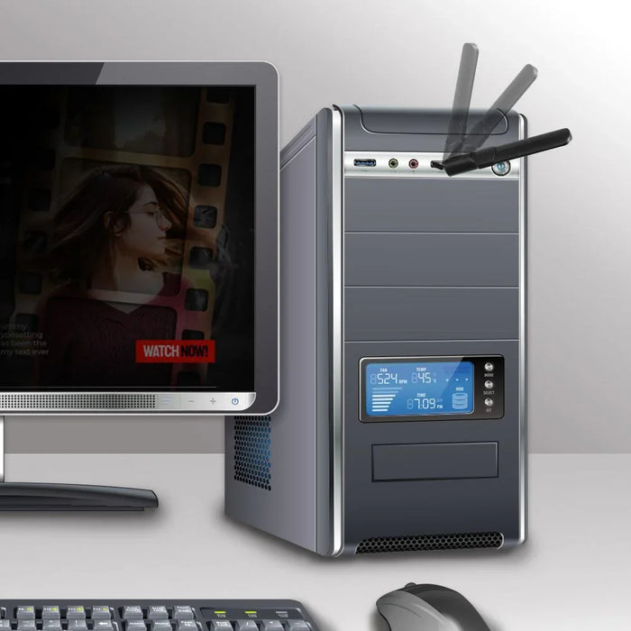 EDIMAX AC1200 Wireless Dual-Band USB-A Adapter. 802.11ac Standard, Supports USB - LX2001 - Homewares, Outdoor, Phone Accessories, Cases, Speakers, Headphones + More -