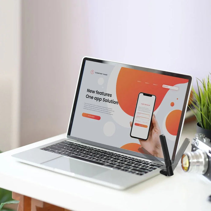 EDIMAX AC1200 Wireless Dual-Band USB-A Adapter. 802.11ac Standard, Supports USB - LX2001 - Homewares, Outdoor, Phone Accessories, Cases, Speakers, Headphones + More -