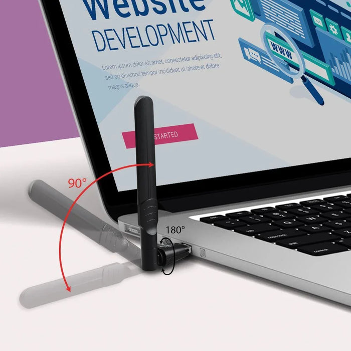 EDIMAX AC1200 Wireless Dual-Band USB-A Adapter. 802.11ac Standard, Supports USB - LX2001 - Homewares, Outdoor, Phone Accessories, Cases, Speakers, Headphones + More -