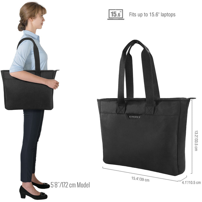 EVERKI Business Slim Tote Bag with Padded Pocket. Fits up to 15.6" Laptops. Trol
