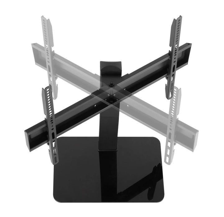 BRATECK 37-70" Universal Swivel Tabletop TV Stand with Glass Base. Swivel & Vert - LX2001 - Homewares, Outdoor, Phone Accessories, Cases, Speakers, Headphones + More -