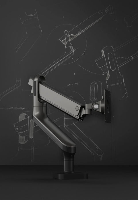 BRATECK 17"-32" Premium Aluminium Spring-Assisted Desk Mount Monitor Arm. Suppor - LX2001 - Homewares, Outdoor, Phone Accessories, Cases, Speakers, Headphones + More -