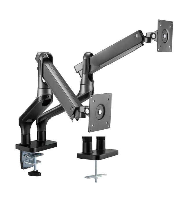 BRATECK 17''-32'' Premium Aluminium Dual Spring-Assisted Desk Mount Monitor Arm. - LX2001 - Homewares, Outdoor, Phone Accessories, Cases, Speakers, Headphones + More -