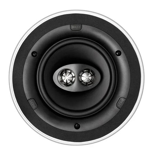 KEF Ultra Thin Bezel 6.5'' Dual Stereo Round In-Ceiling Speaker. Asymmetrical tw - LX2001 - Homewares, Outdoor, Phone Accessories, Cases, Speakers, Headphones + More -