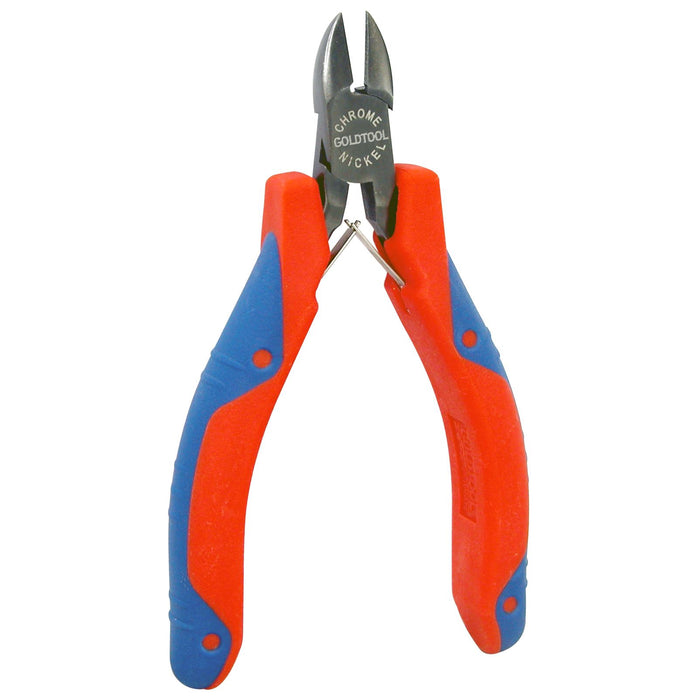 GOLDTOOL 110mm Diagonal Cutter Polished CRV Precision Plier. 11mm Cutter, Double
