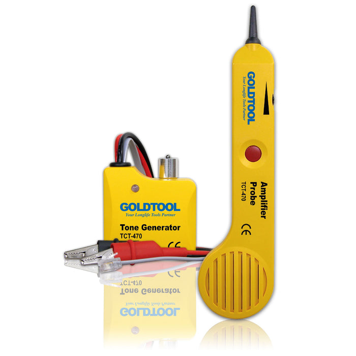 GOLDTOOL Tone Generator & Probe Kit Trace Wire Paths & Identify Cables. Diagnose