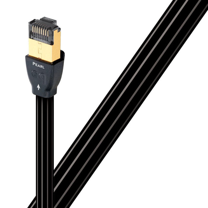 AUDIOQUEST Pearl 12M ethernet cable. Long grain copper (LGC). Geometry stabilizi